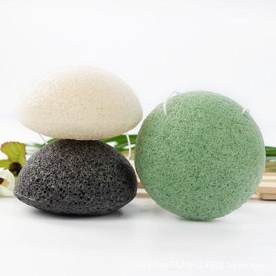 Natural Konjac Sponge Facial Body Deep Exfoliating Cleansing Puff OEM